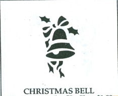 CBL12806 Christmas Bell 6"